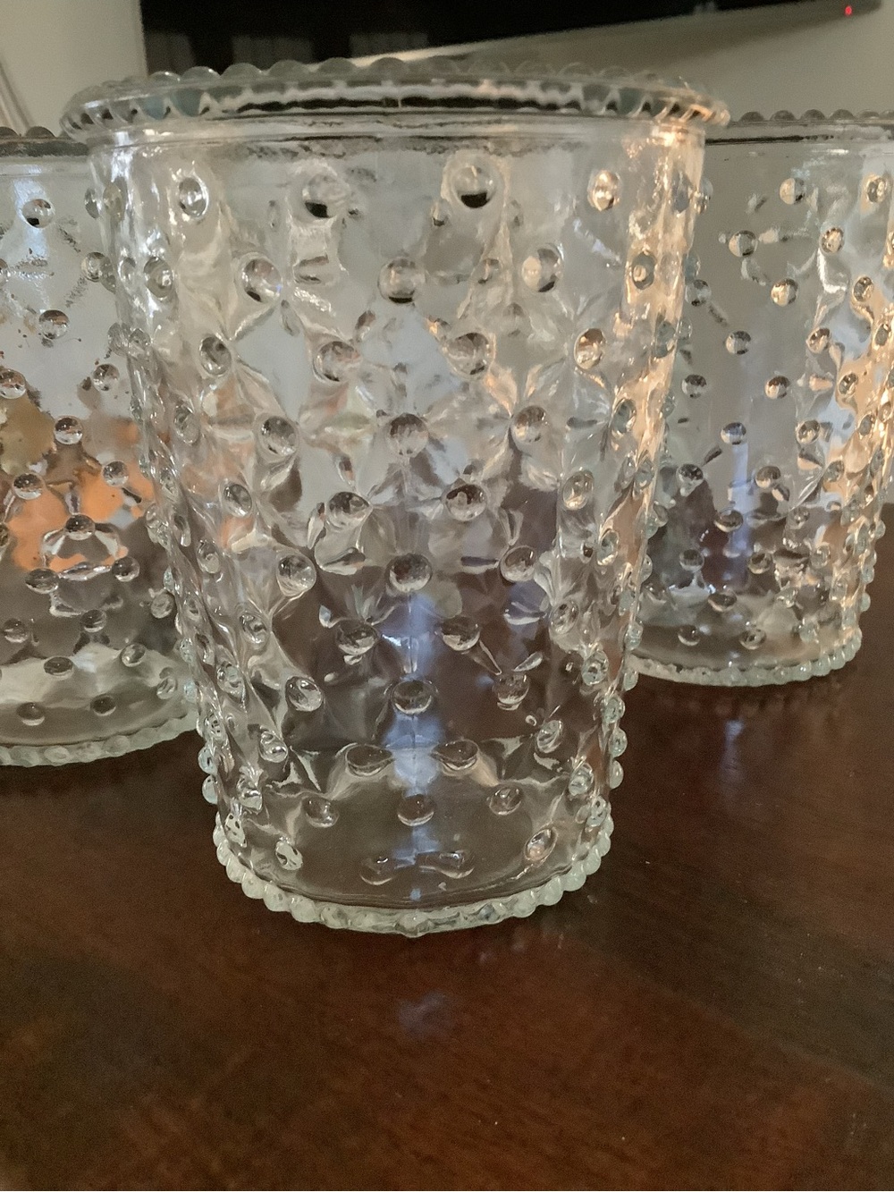 Heirloom, Hobnail vase set of four
